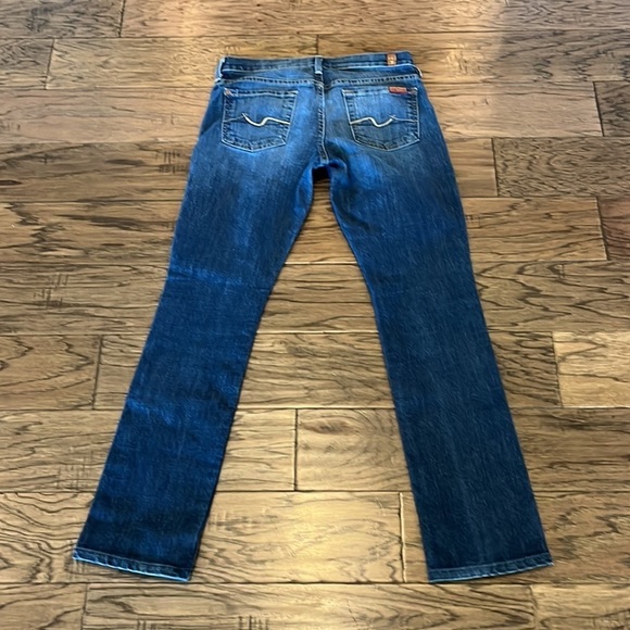 7 For All Mankind Straight Leg Mid Rise Size 26 - Picture 2 of 16